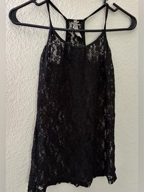 Black Lace Racerback Cami